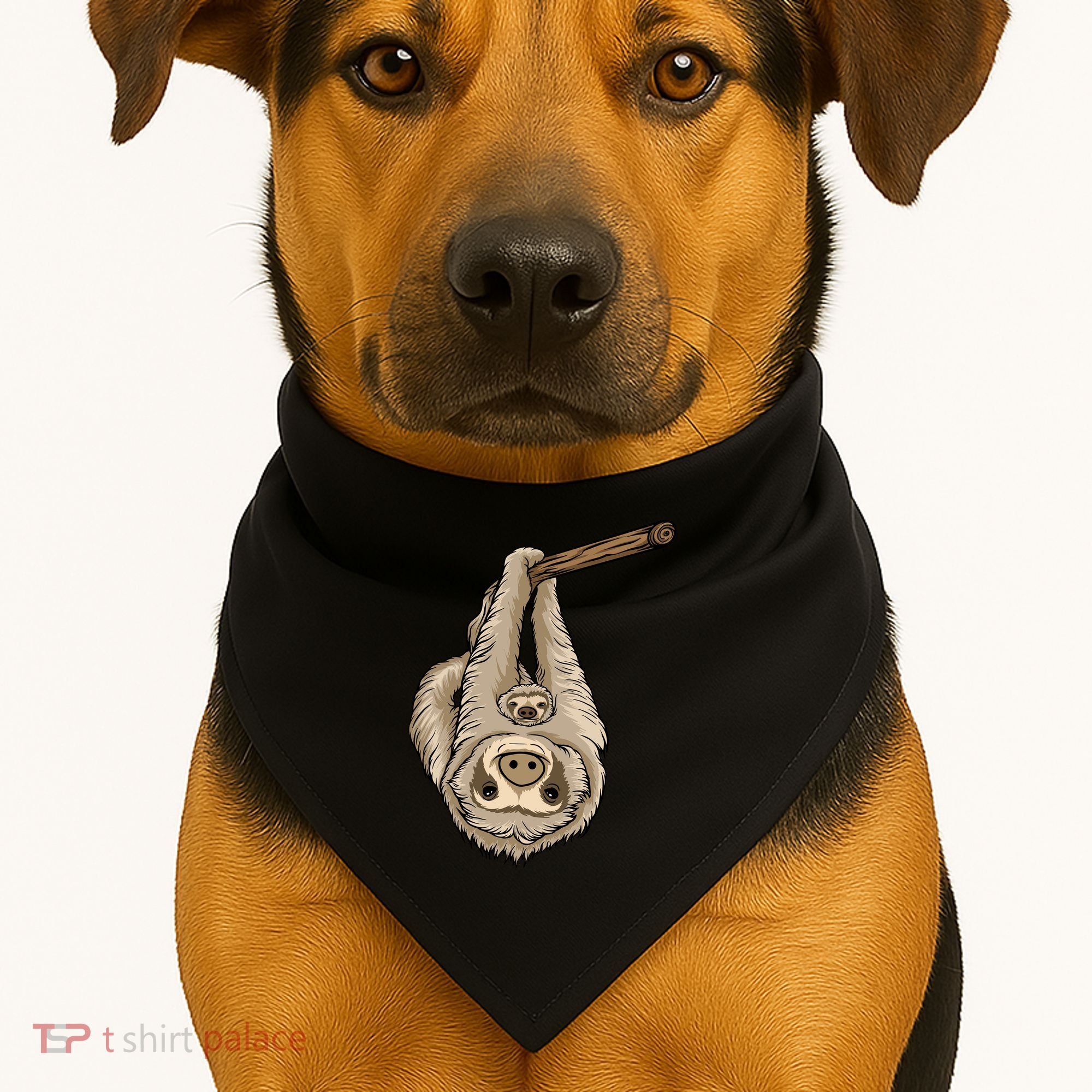 Sloth USA-Made Doggie Bandana