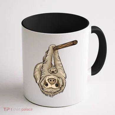 Sloth Coffee Mug back