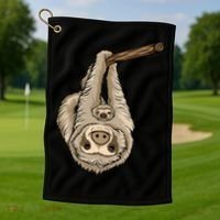 Sloth Golf Towel thumb 1