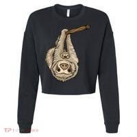 Sloth Cropped Pullover Crew thumb 0