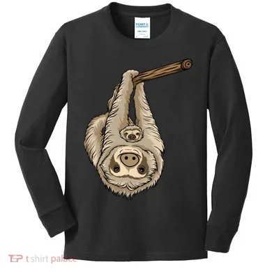 Sloth Kids Long Sleeve Shirt