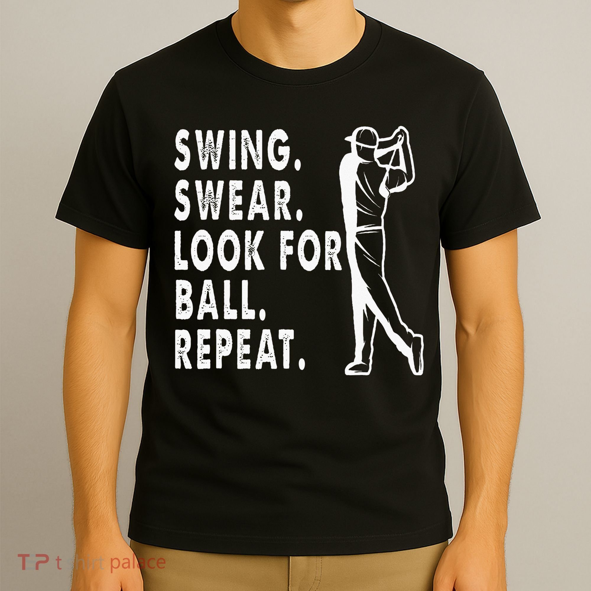 Swing Swear Look For Ball Repeat T-Shirt