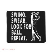 Swing Swear Look For Ball Repeat Mousepad thumb 0