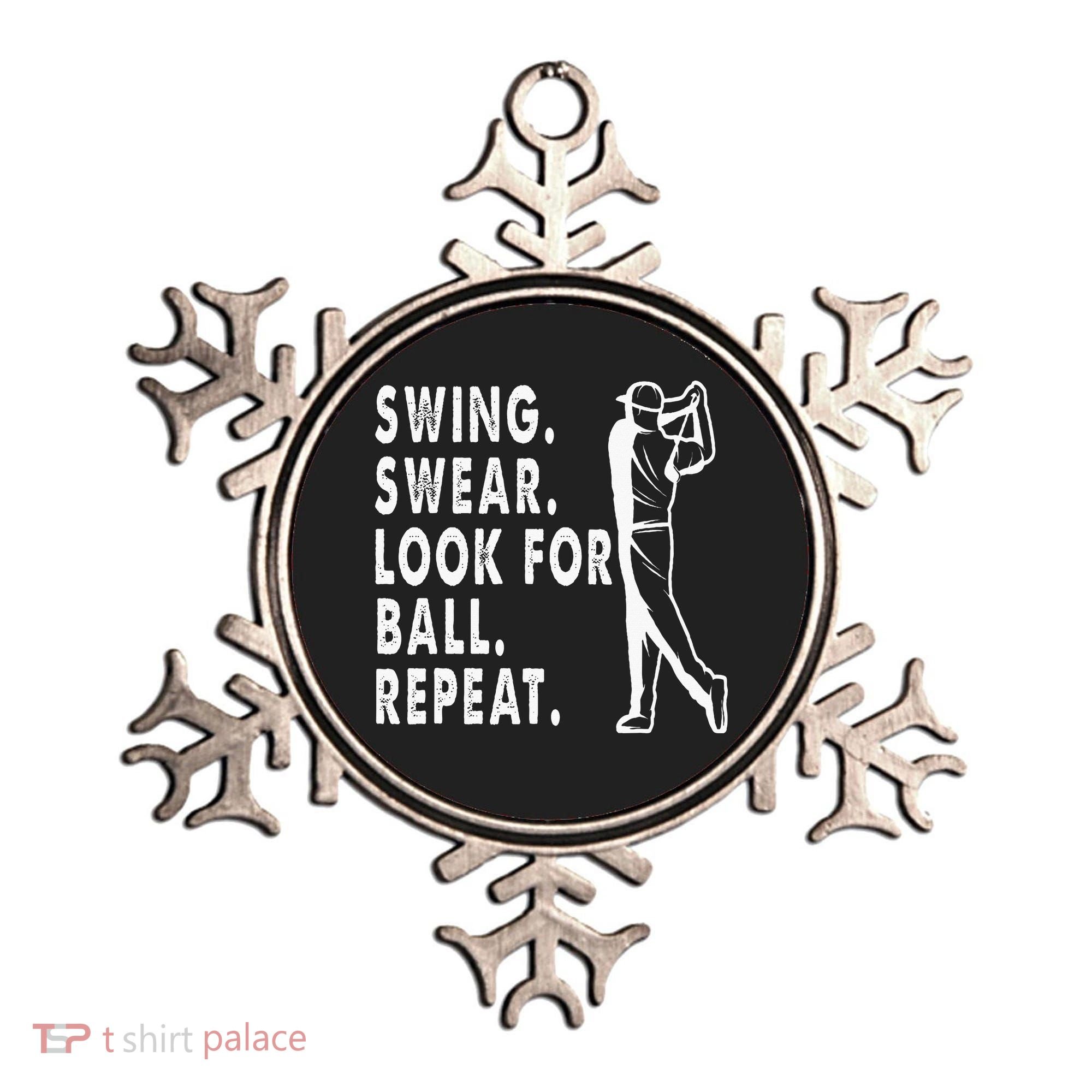 Swing Swear Look For Ball Repeat Ornament