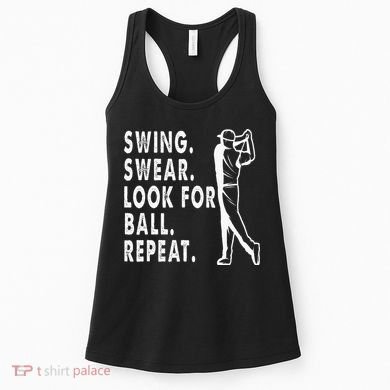 Swing Swear Look For Ball Repeat Women's Tank Top