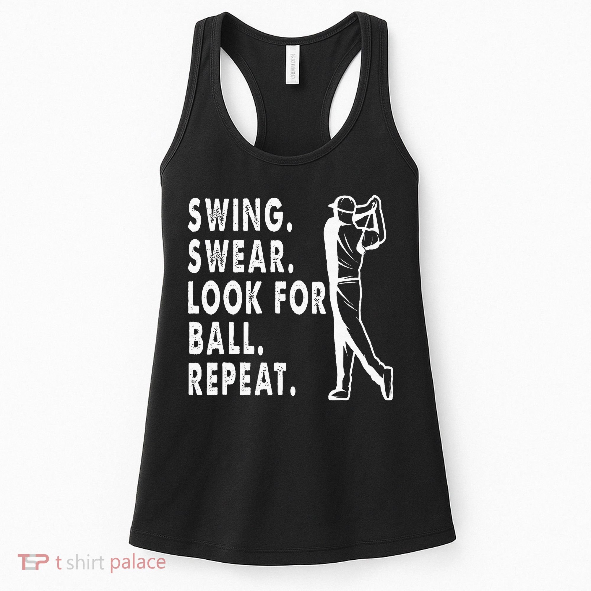 Swing Swear Look For Ball Repeat Women's Tank Top