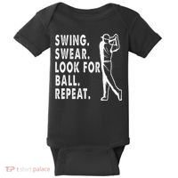 Swing Swear Look For Ball Repeat Baby Bodysuit thumb 0
