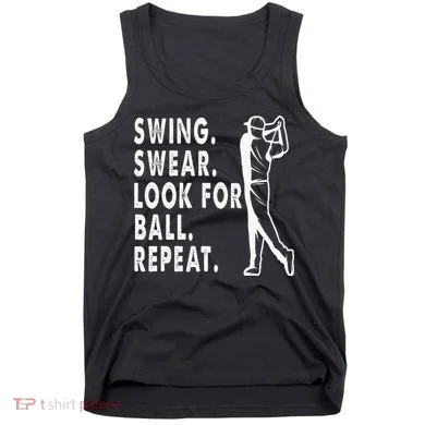 Swing Swear Look For Ball Repeat Tank Top