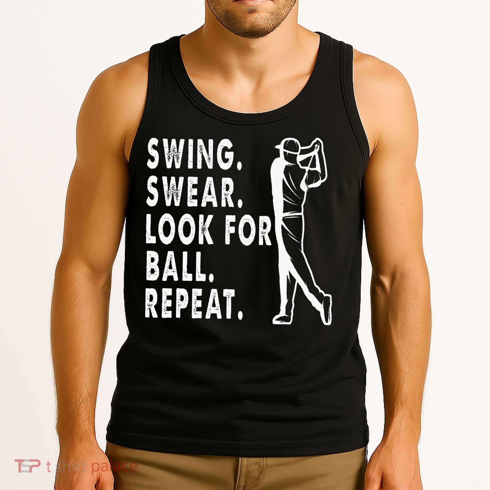 Swing Swear Look For Ball Repeat Tank Top