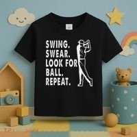 Swing Swear Look For Ball Repeat Toddler T-Shirt thumb 3