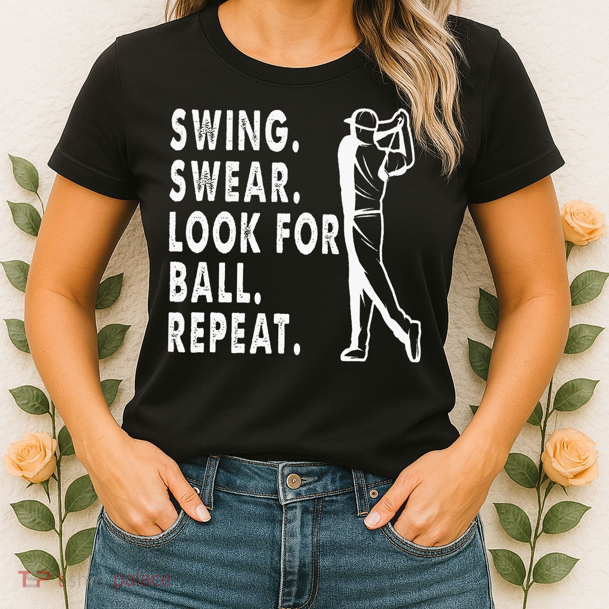 Swing Swear Look For Ball Repeat Women's T-Shirt
