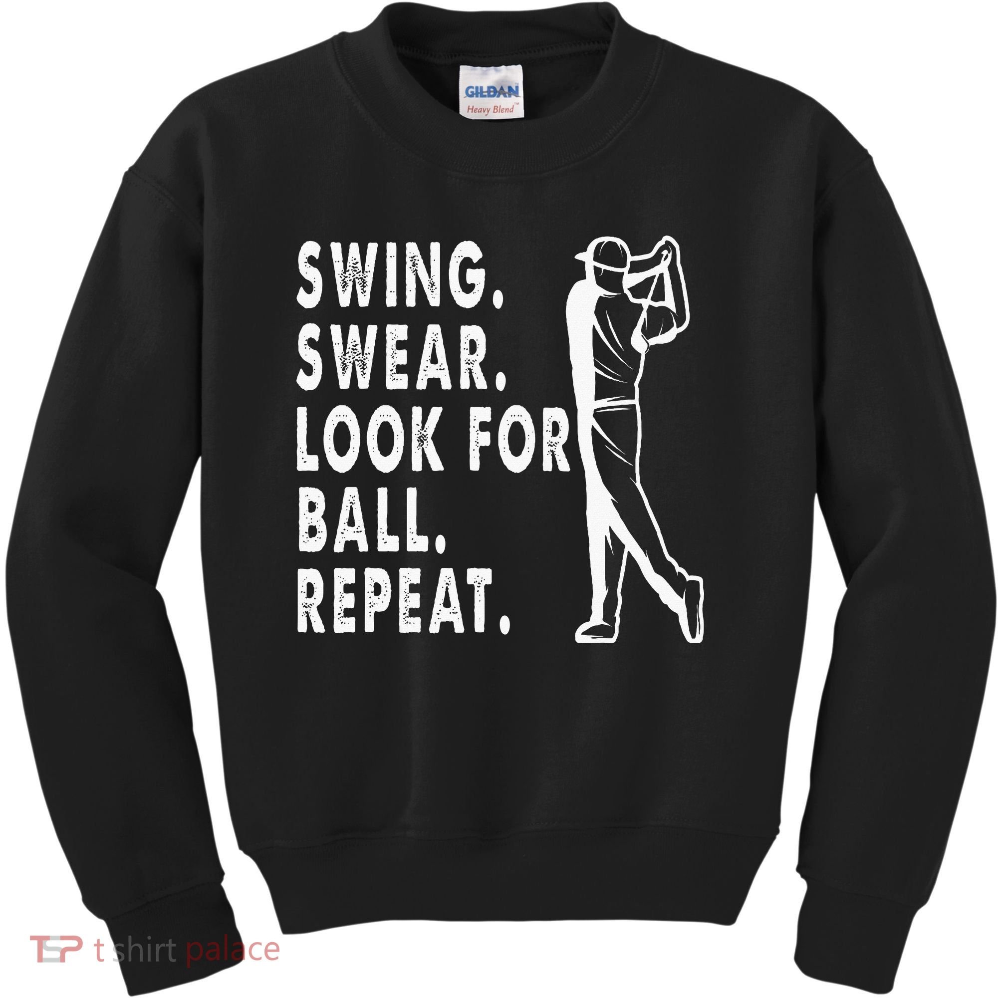 Swing Swear Look For Ball Repeat Kids Sweatshirt