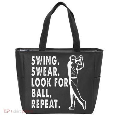 Swing Swear Look For Ball Repeat Tote Bag