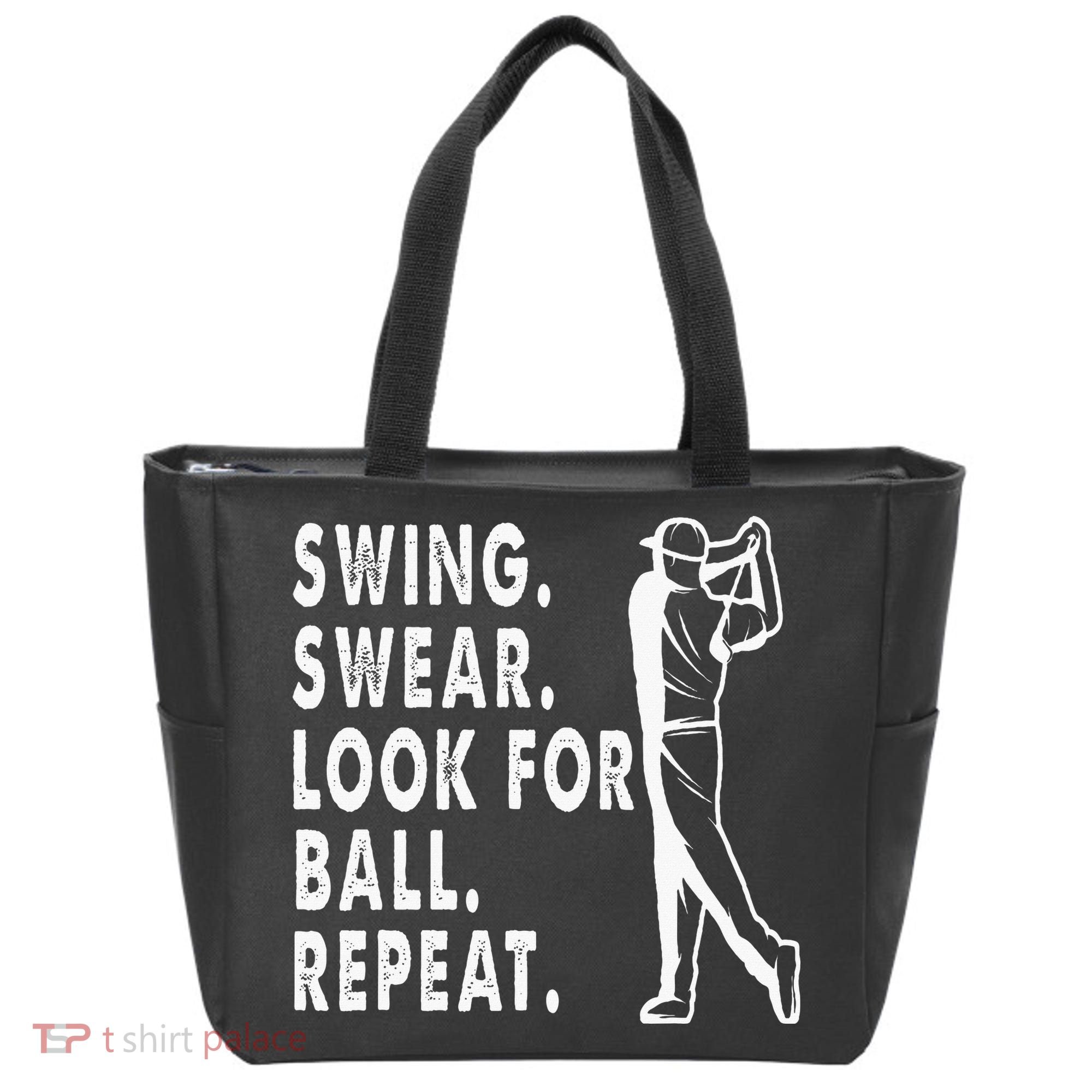 Swing Swear Look For Ball Repeat Tote Bag