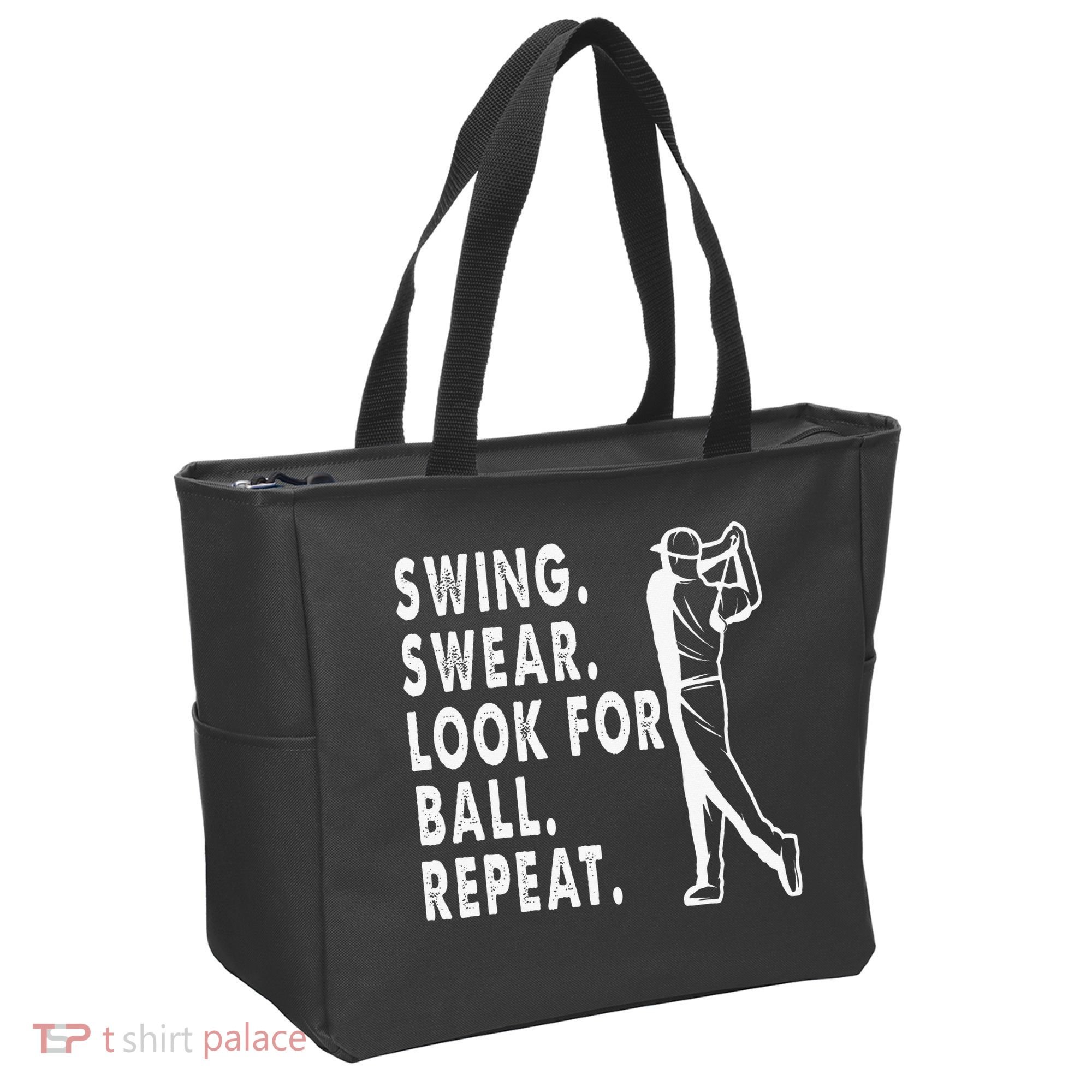Swing Swear Look For Ball Repeat Tote Bag