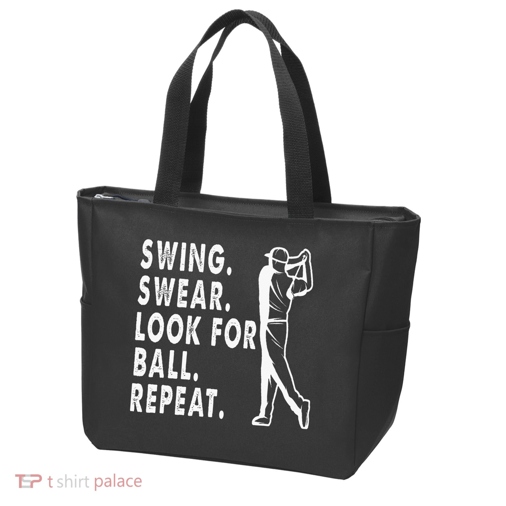 Swing Swear Look For Ball Repeat Tote Bag