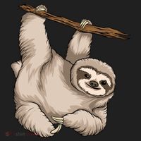 Sloth Golf Towel thumb 3