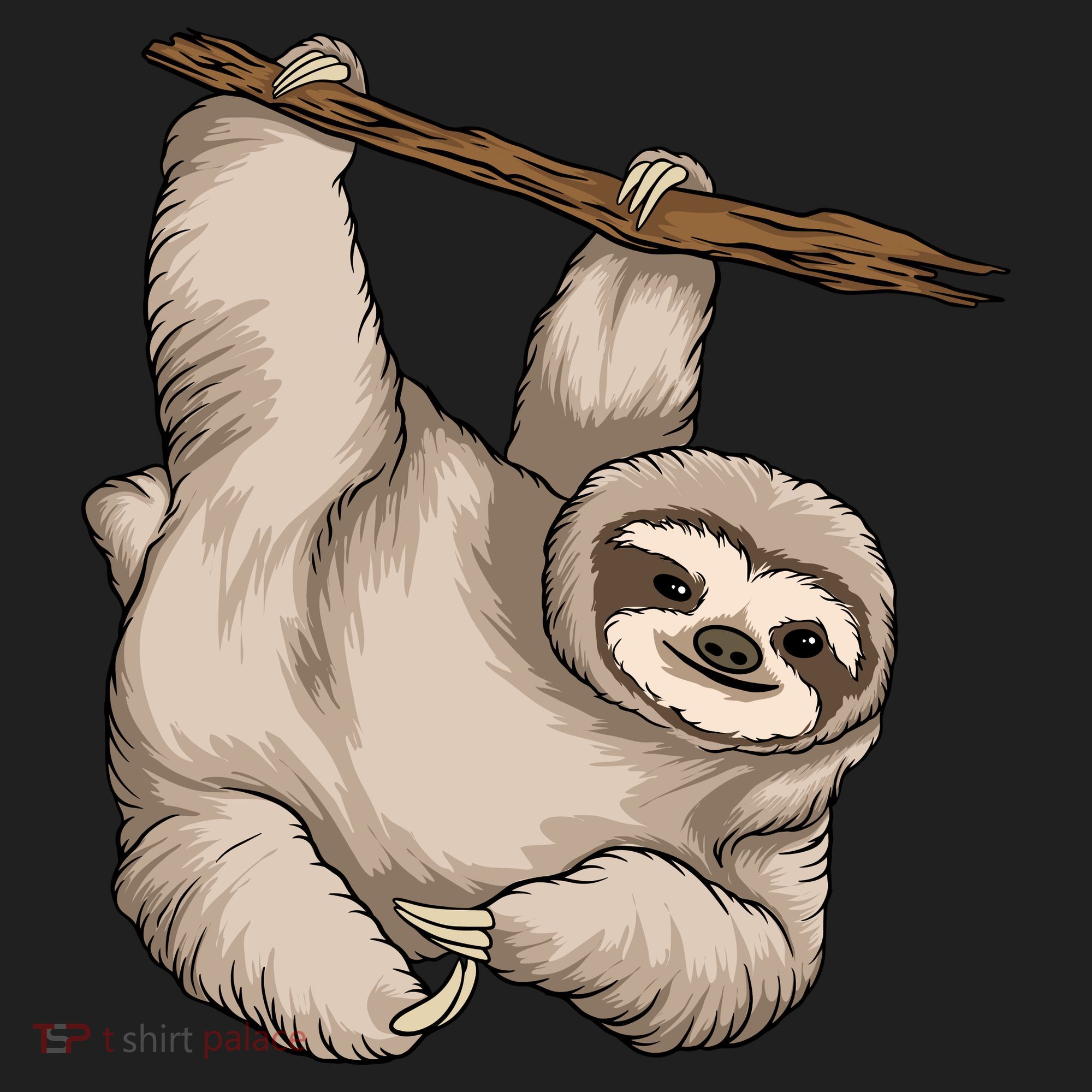 Sloth Golf Towel