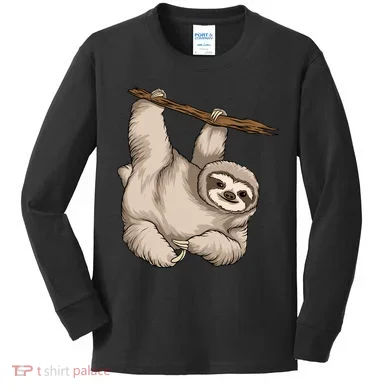 Sloth Kids Long Sleeve Shirt