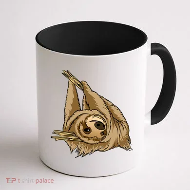 Sloth Coffee Mug back
