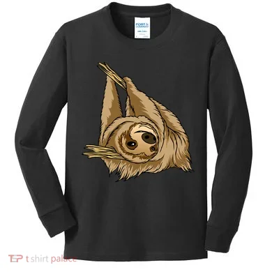 Sloth Kids Long Sleeve Shirt