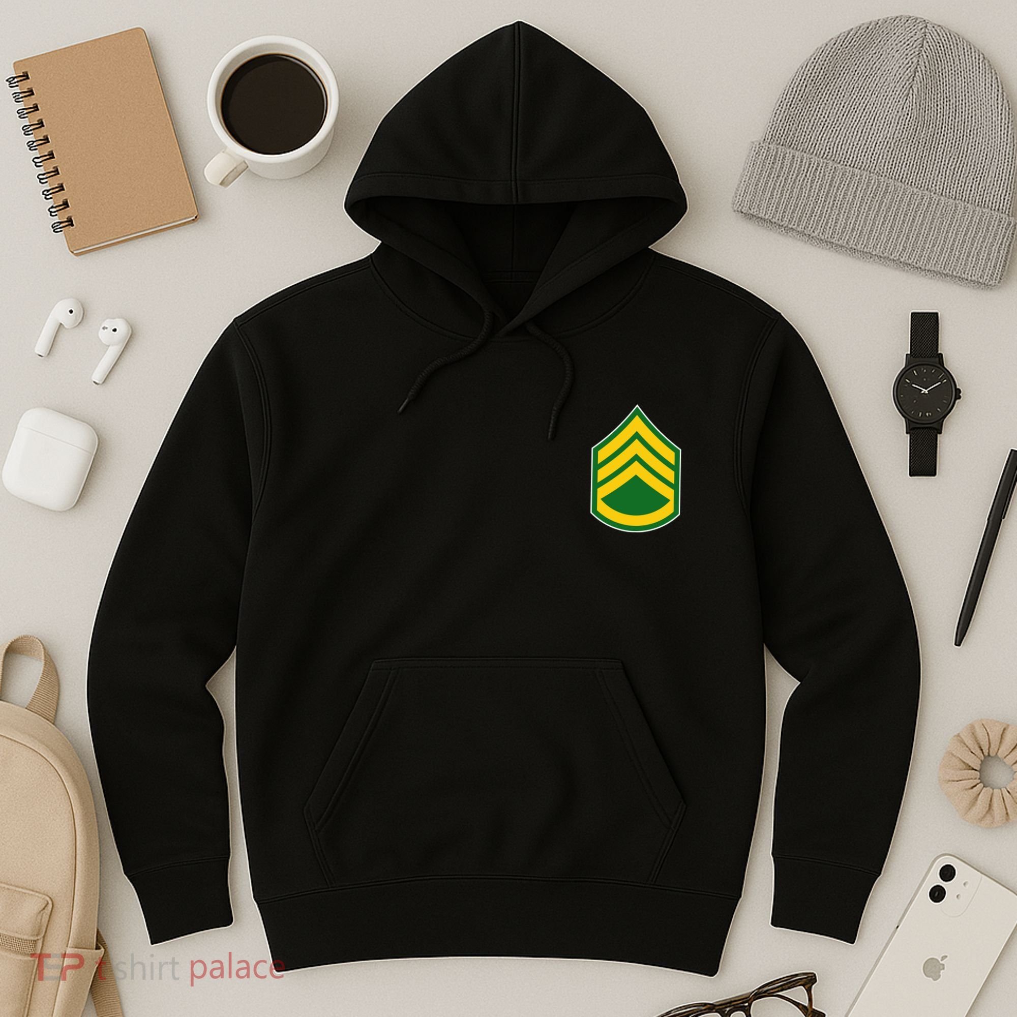 Staff Sergeant Military Badge Hoodie