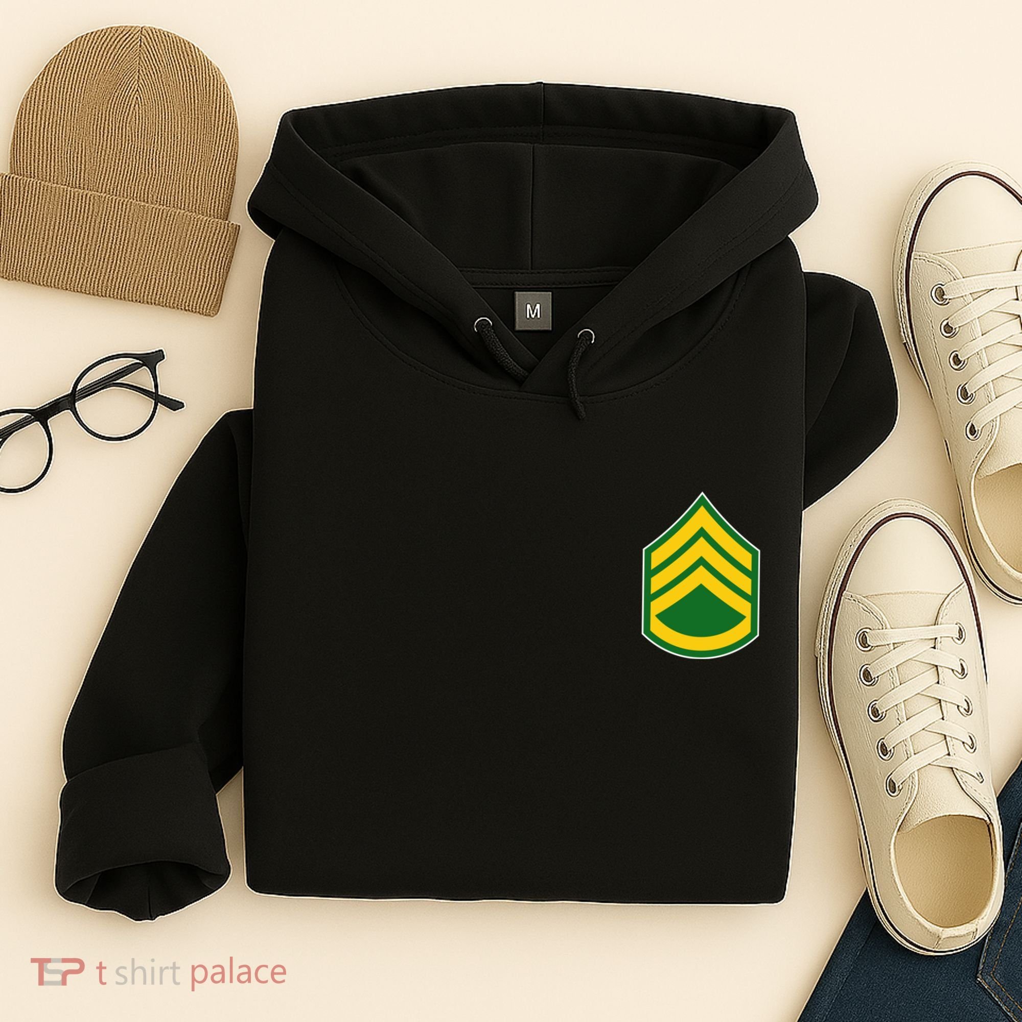 Staff Sergeant Military Badge Hoodie