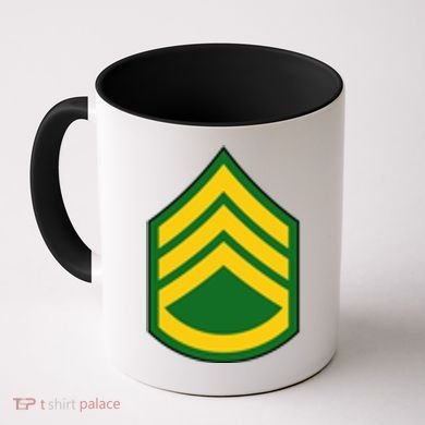 Staff Sergeant Military Badge Coffee Mug