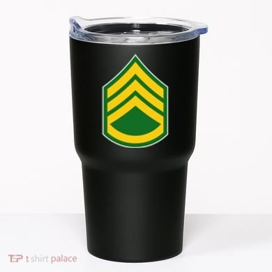 Staff Sergeant Military Badge Tumbler