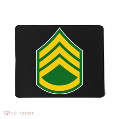 Staff Sergeant Military Badge Mousepad