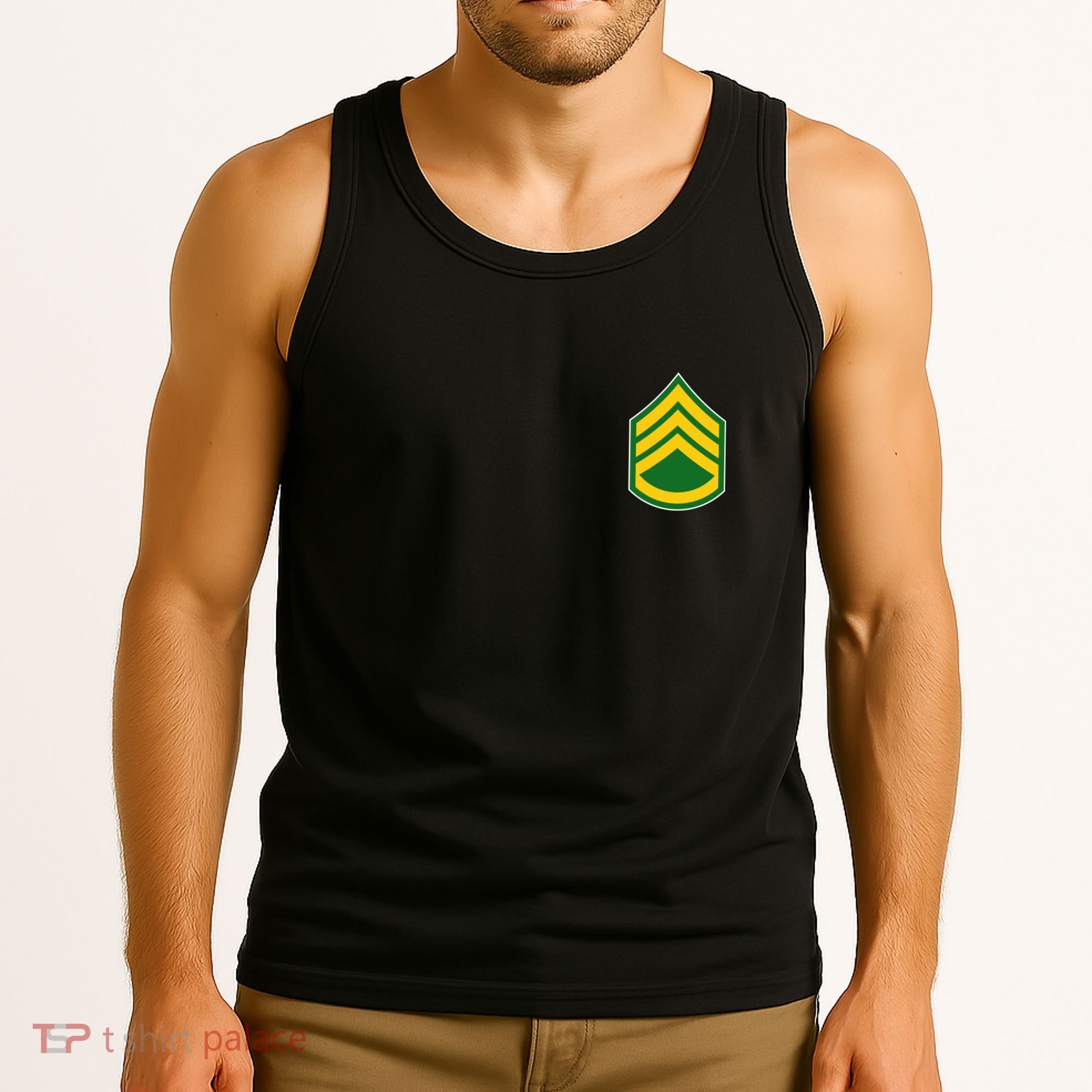 Staff Sergeant Military Badge Tank Top