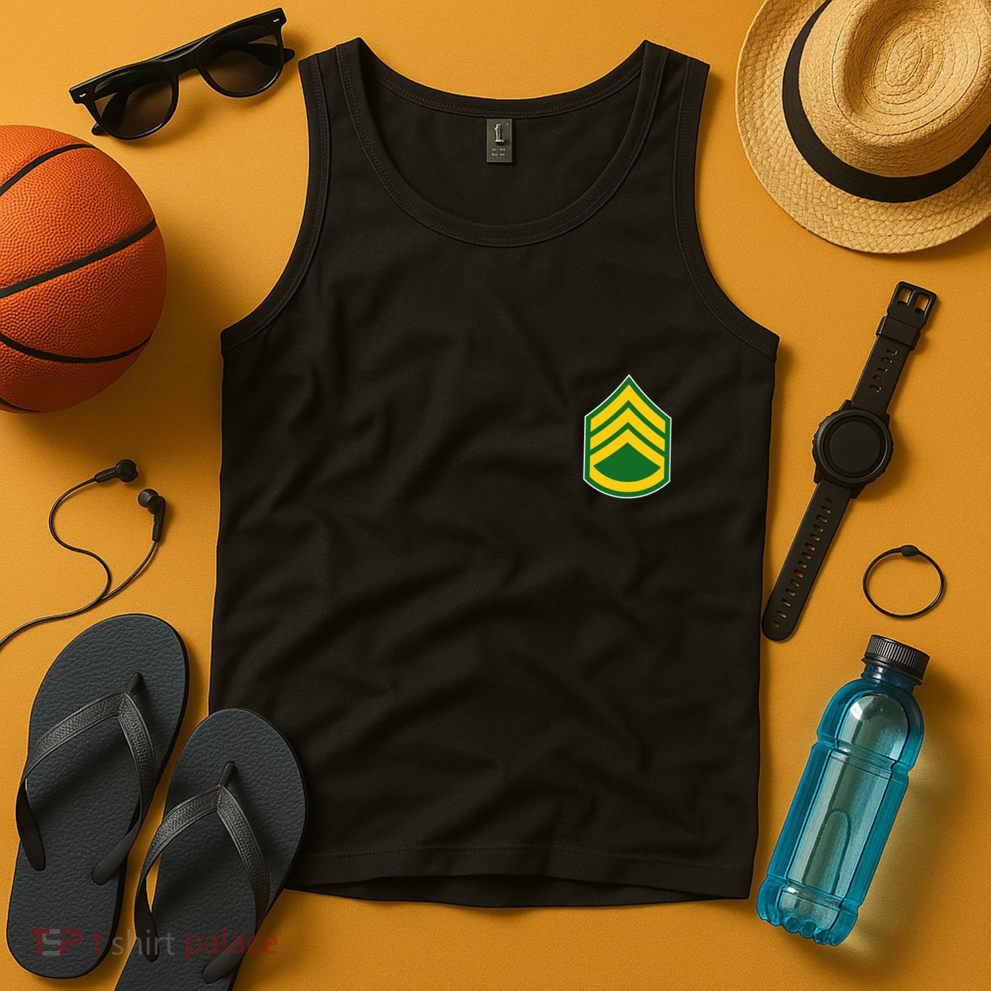 Staff Sergeant Military Badge Tank Top