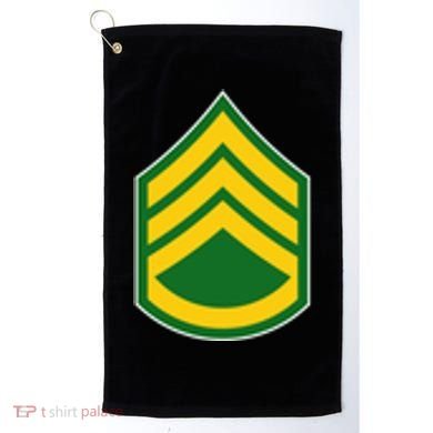 Staff Sergeant Military Badge Golf Towel