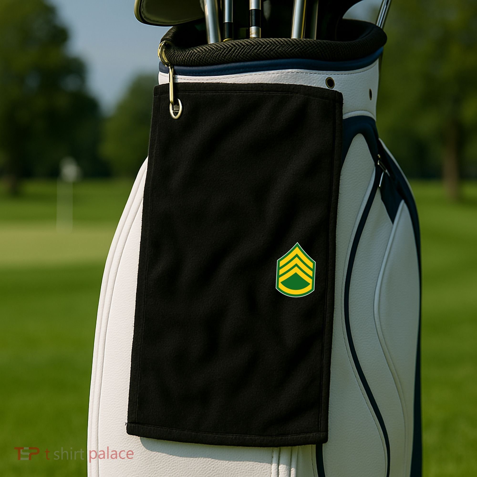 Staff Sergeant Military Badge Golf Towel