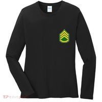 Staff Sergeant Military Badge Women's Long Sleeve Shirt thumb 0