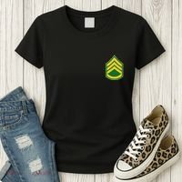 Staff Sergeant Military Badge Women's T-Shirt thumb 3