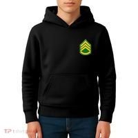 Staff Sergeant Military Badge Kids Hoodie thumb 4