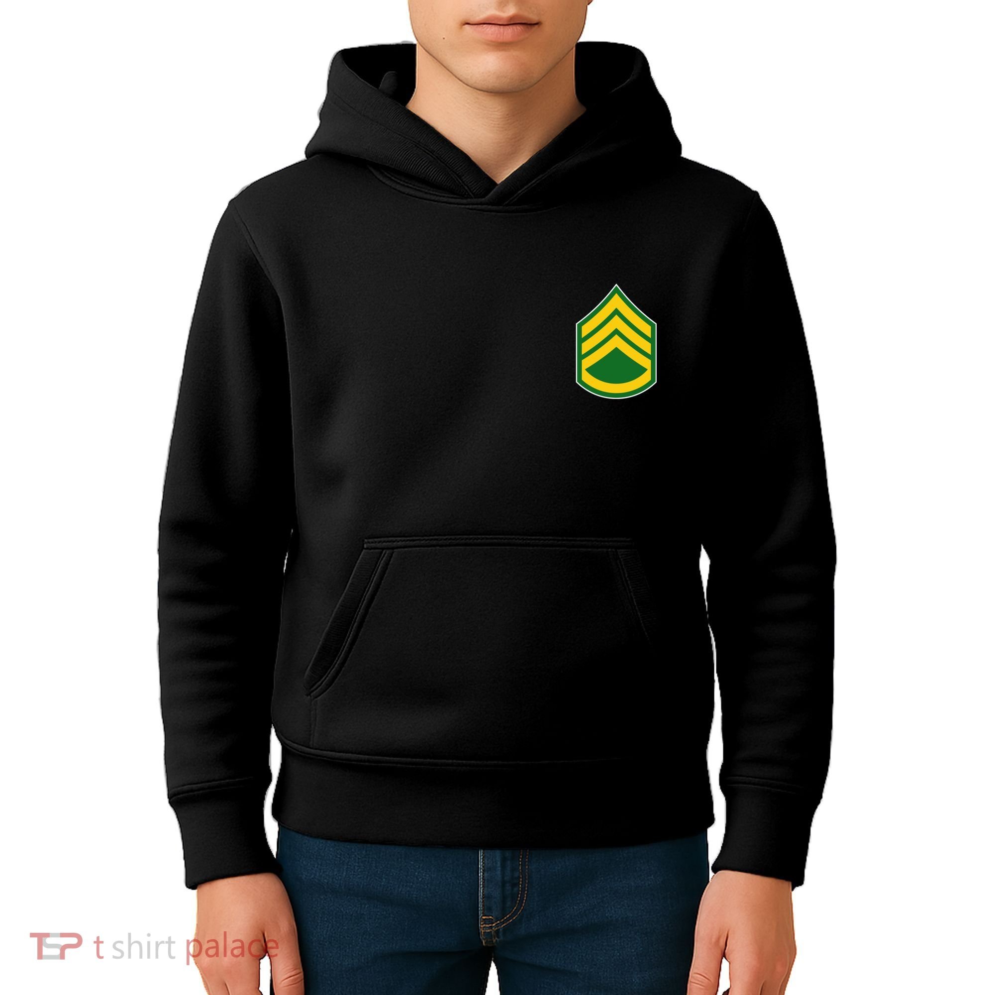 Staff Sergeant Military Badge Kids Hoodie