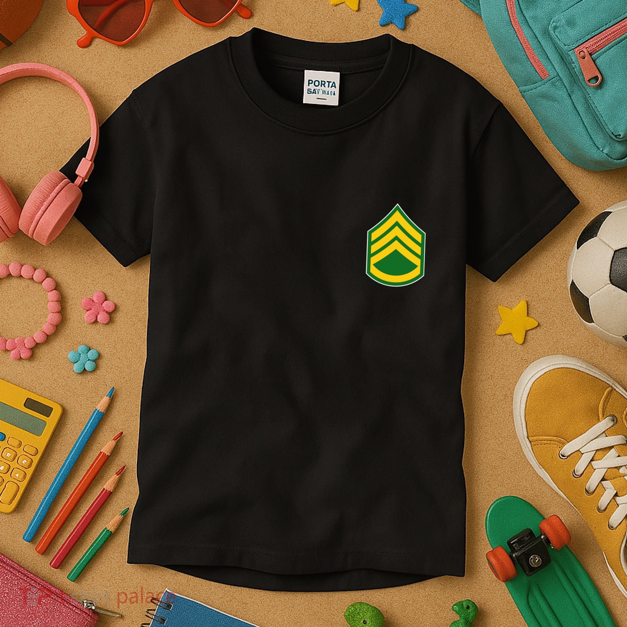 Staff Sergeant Military Badge Kids T-Shirt