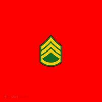 Staff Sergeant Military Badge Santa Hat thumb 1