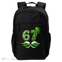 Six Seven Meme 67 St Patricks Day Shamrock Irish Clover Backpack thumb 0