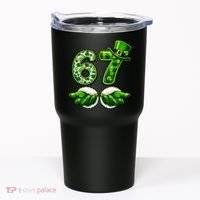 Six Seven Meme 67 St Patricks Day Shamrock Irish Clover Tumbler thumb 0