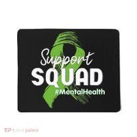 Support Squad Mental Health Awareness Lime Green Ribbon Mousepad thumb 0