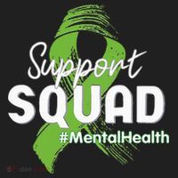 Support Squad Mental Health Awareness Lime Green Ribbon Hat thumb 2