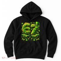 Six Seven Meme 67 St Patricks Day 6-7 Irish Clover Hoodie thumb 0