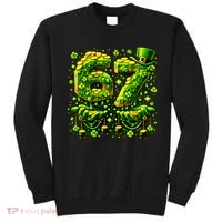Six Seven Meme 67 St Patricks Day 6-7 Irish Clover Sweatshirt thumb 0