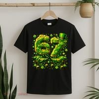 Six Seven Meme 67 St Patricks Day 6-7 Irish Clover T-Shirt thumb 2