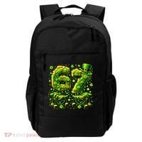 Six Seven Meme 67 St Patricks Day 6-7 Irish Clover Backpack thumb 0