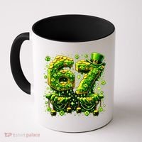 Six Seven Meme 67 St Patricks Day 6-7 Irish Clover Coffee Mug thumb 0