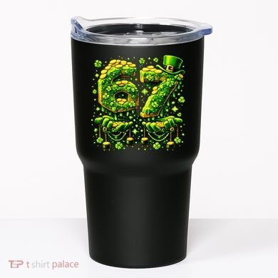 Six Seven Meme 67 St Patricks Day 6-7 Irish Clover Tumbler